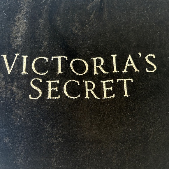 Victoria's Secret Black Velvet Tote - Picture 2 of 9